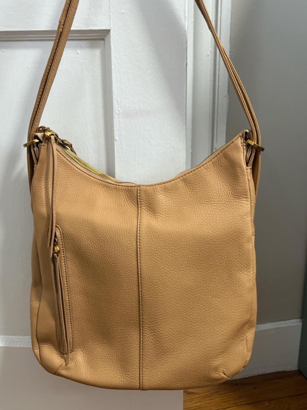 HOBO Merrin Convertible Backpack in color Sandstorm